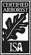 Certified Arborist ISA logo with leaf.