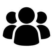 Black silhouette of a sitting cat.